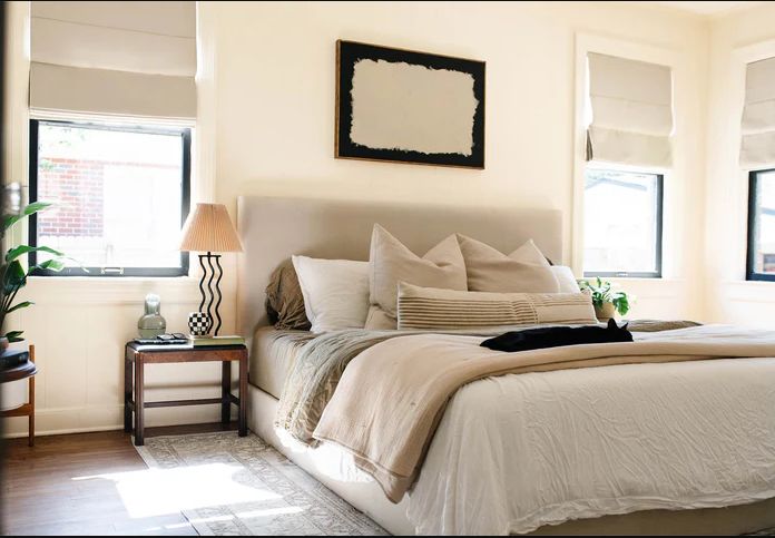 modern bedroom decor 2025, cozy bedroom ideas, luxury bedding sets, couette moderne, parure de lit